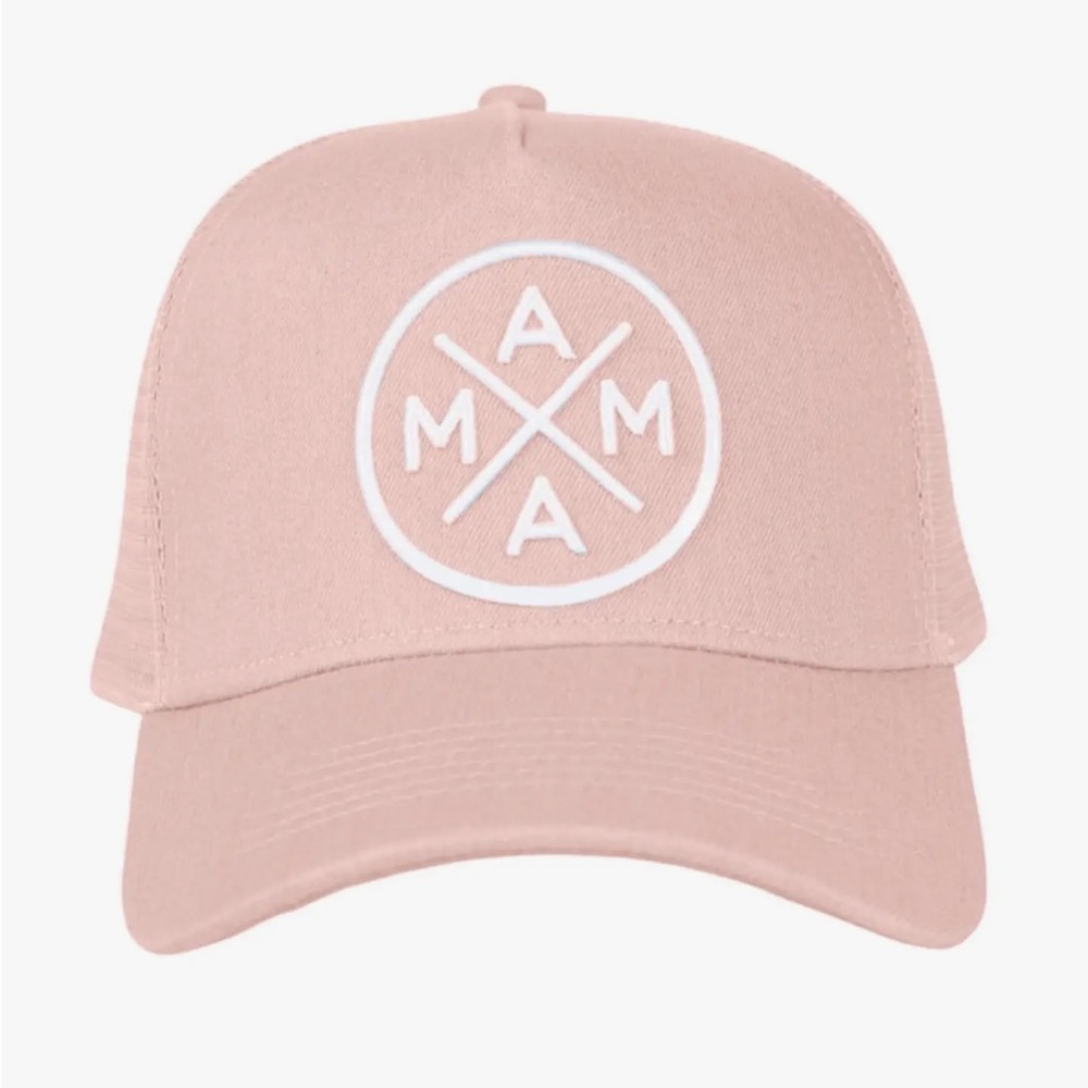 Tiny Trucker brand, ‘MAMA’ trucker hat in pink blush, women’s, OS